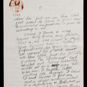 a page of handwritten text
