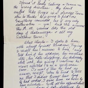 a page of handwritten text