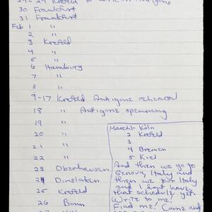 a page of handwritten text