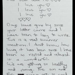 a page of handwritten text