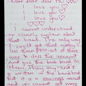 a page of handwritten text