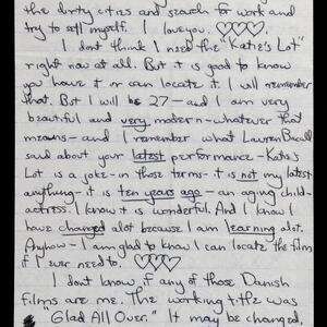 a page of handwritten text