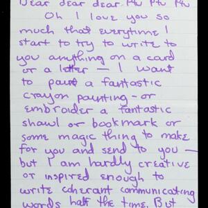 a page of handwritten text