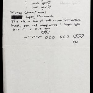 a page of handwritten text