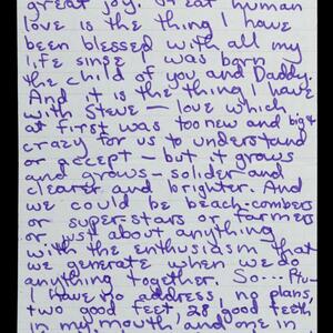 a page of handwritten text