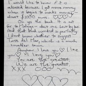 a page of handwritten text