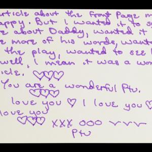 a page of handwritten text