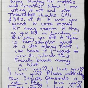 a page of handwritten text