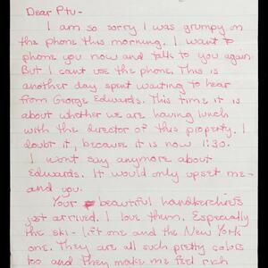 a page of handwritten text