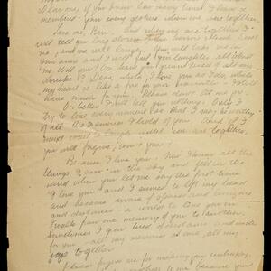 a page of handwritten text