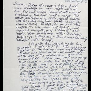 a page of handwritten text