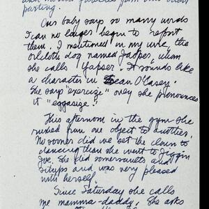 a page of handwritten text
