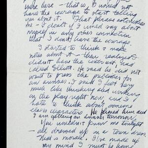 a page of handwritten text