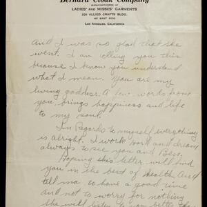 a page of handwritten text