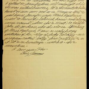a page of handwritten text