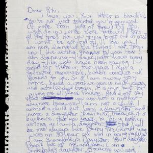 a page of handwritten text