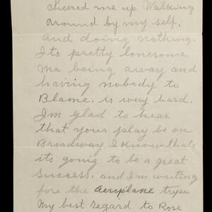 a page of handwritten text