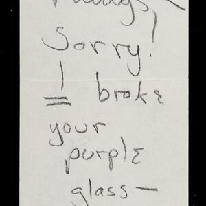 a page of handwritten text