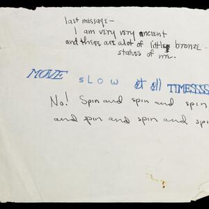 a page of handwritten text