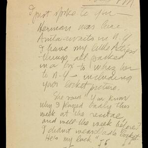 a page of handwritten text
