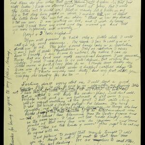 a page of handwritten text
