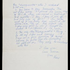 a page of handwritten text