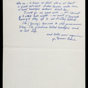 a page of handwritten text