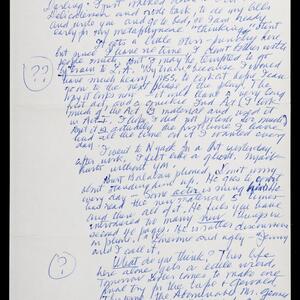 a page of handwritten text