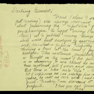 a page of handwritten text