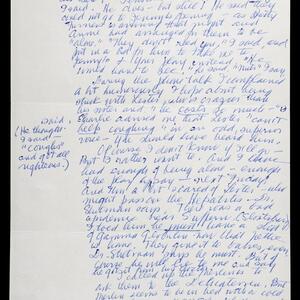 a page of handwritten text