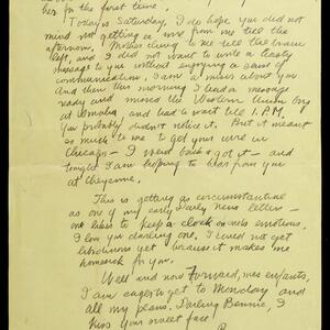 a page of handwritten text