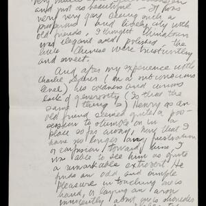 a page of handwritten text