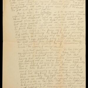 a page of handwritten text