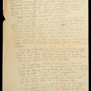 a page of handwritten text