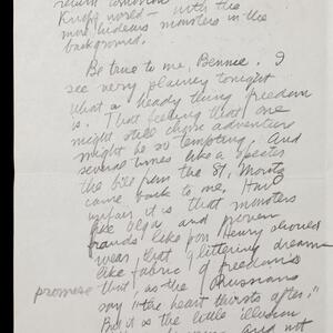 a page of handwritten text