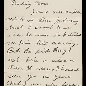 a page of handwritten text