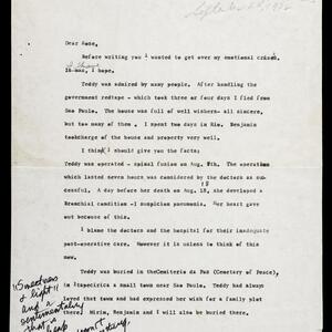 a page of handwritten text