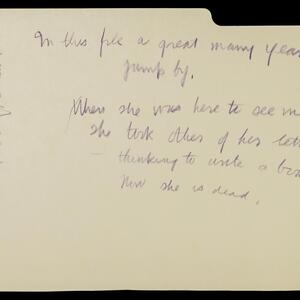 a page of handwritten text