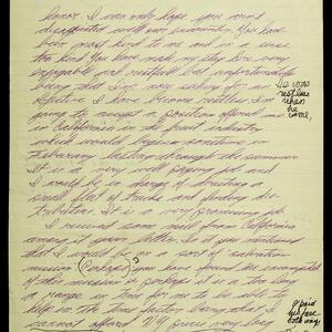 a page of handwritten text