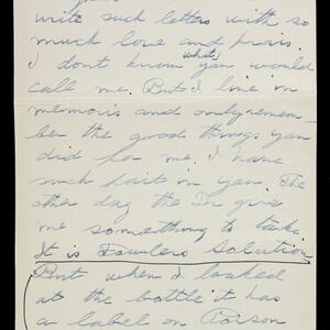 a page of handwritten text