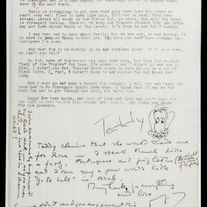 a page of handwritten text