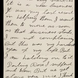 a page of handwritten text