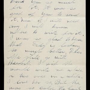 a page of handwritten text