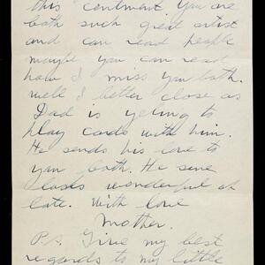 a page of handwritten text