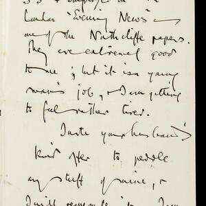 a page of handwritten text