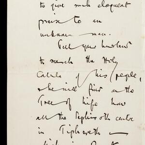 a page of handwritten text