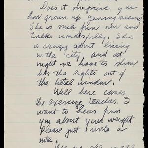 a page of handwritten text