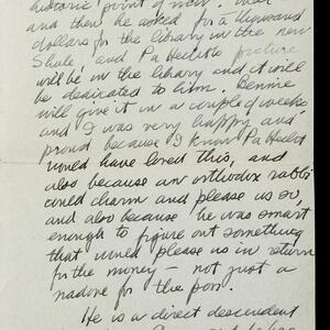 a page of handwritten text