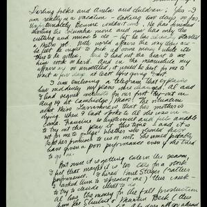 a page of handwritten text
