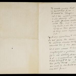 a page of handwritten text